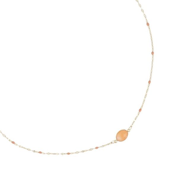 Collier Noelynn aventurine orange