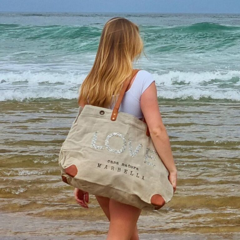 sac de plage XXL love