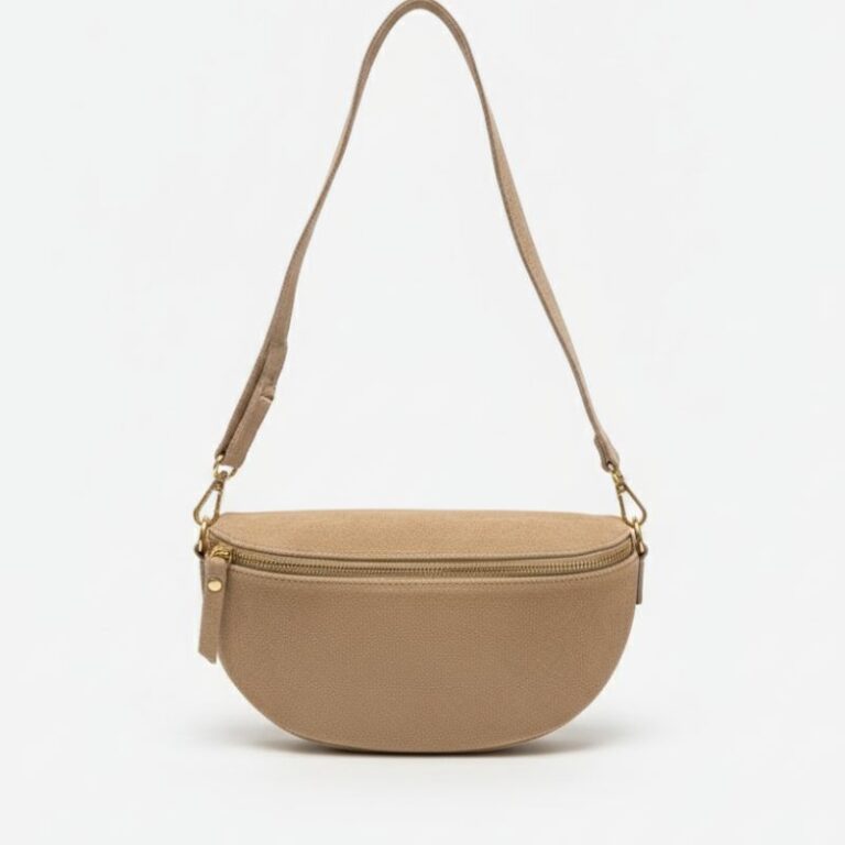 Sac banane Eva daim beige