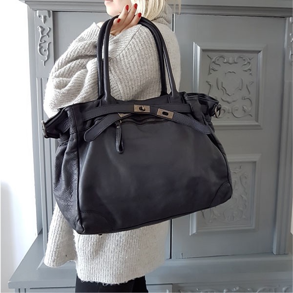 Sac à main urban Vintage noir