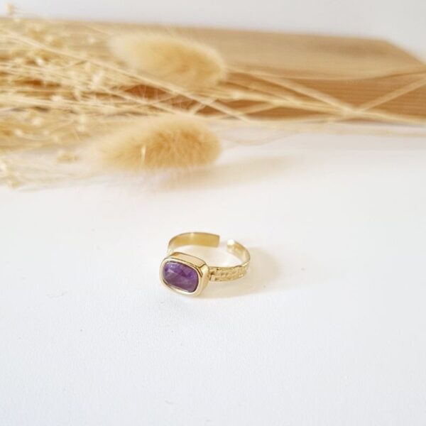 bague cindy amethyste