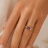 bague cindy améthyste