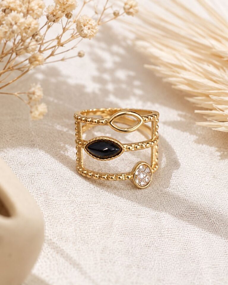 bague onyx strass bague onyx strass