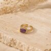 bague cindy améthyste