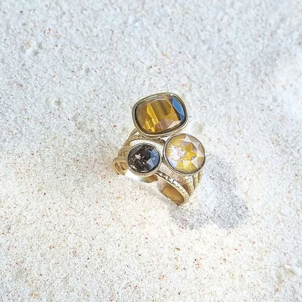bague trilogie oeil de tigre