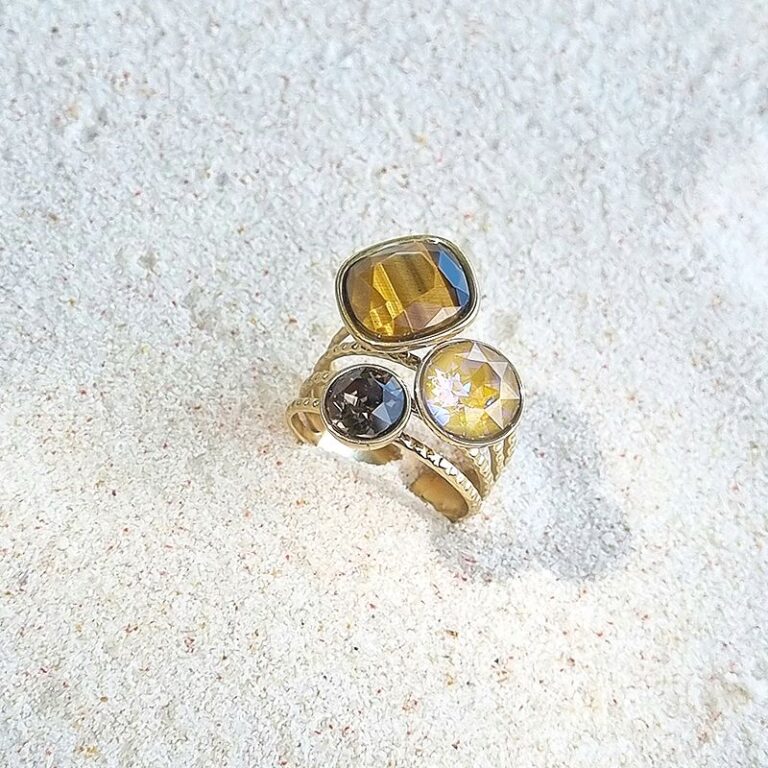 bague trilogie oeil de tigre