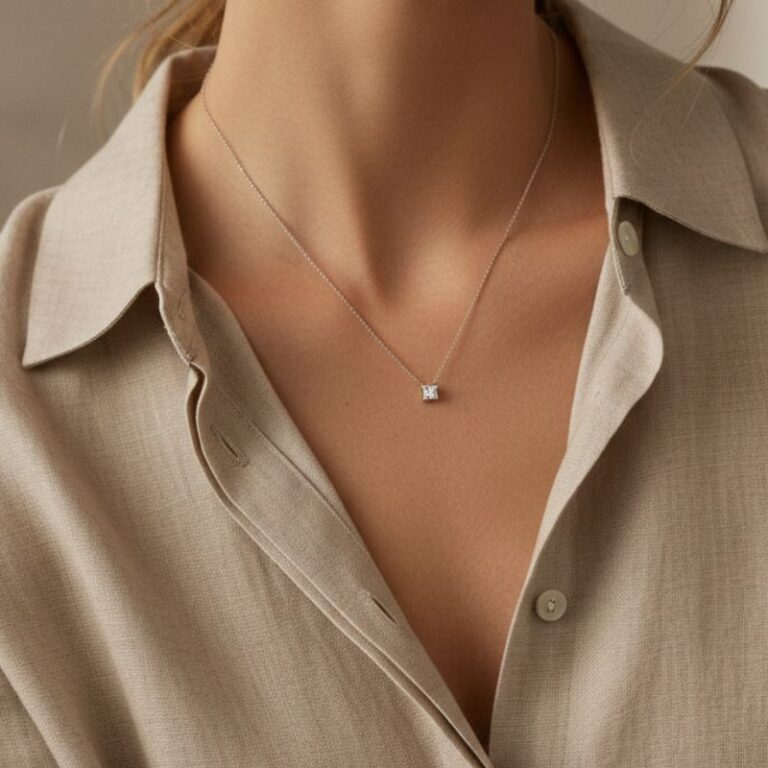 collier ras de cou en argent pendentif oxyde de zirconium collier ras de cou en argent pendentif oxyde de zirconium