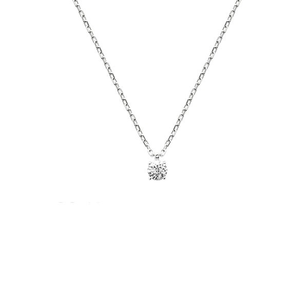Collier argent 925 pendentif oxyde zirconium