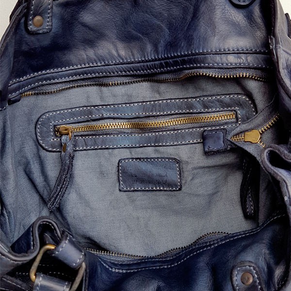 Sac à main urban vintage Marine