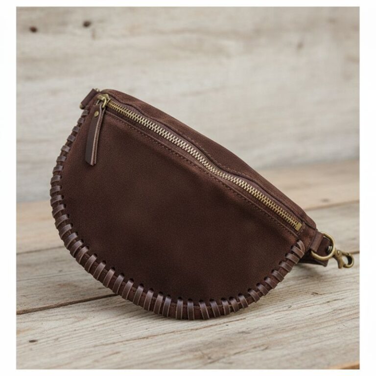 sac banane bi matière couleur choco