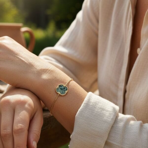 bracelet lloyd turquoise africaine création bohm paris