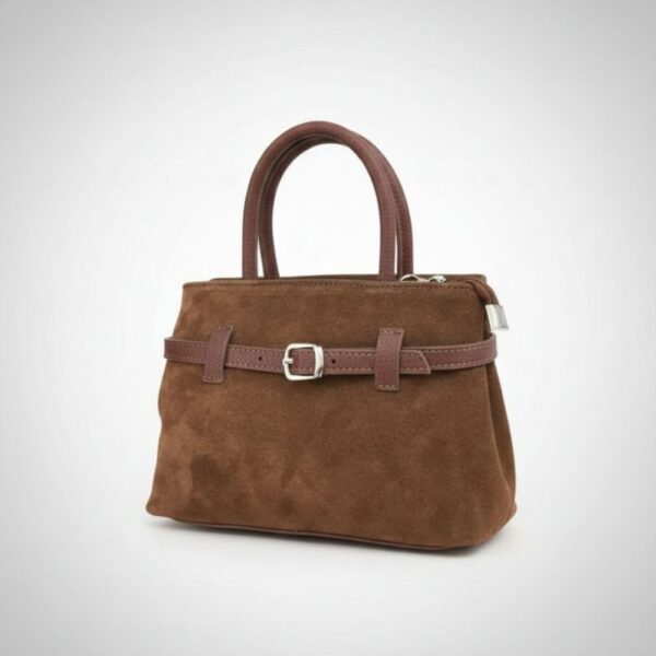 Sac en daim brun Anaé