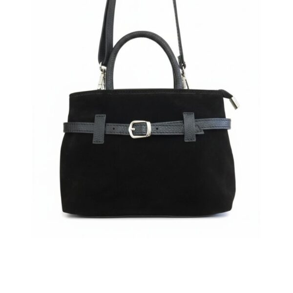 Sac en daim noir Anaé