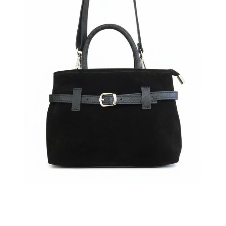 Sac en daim noir Anaé