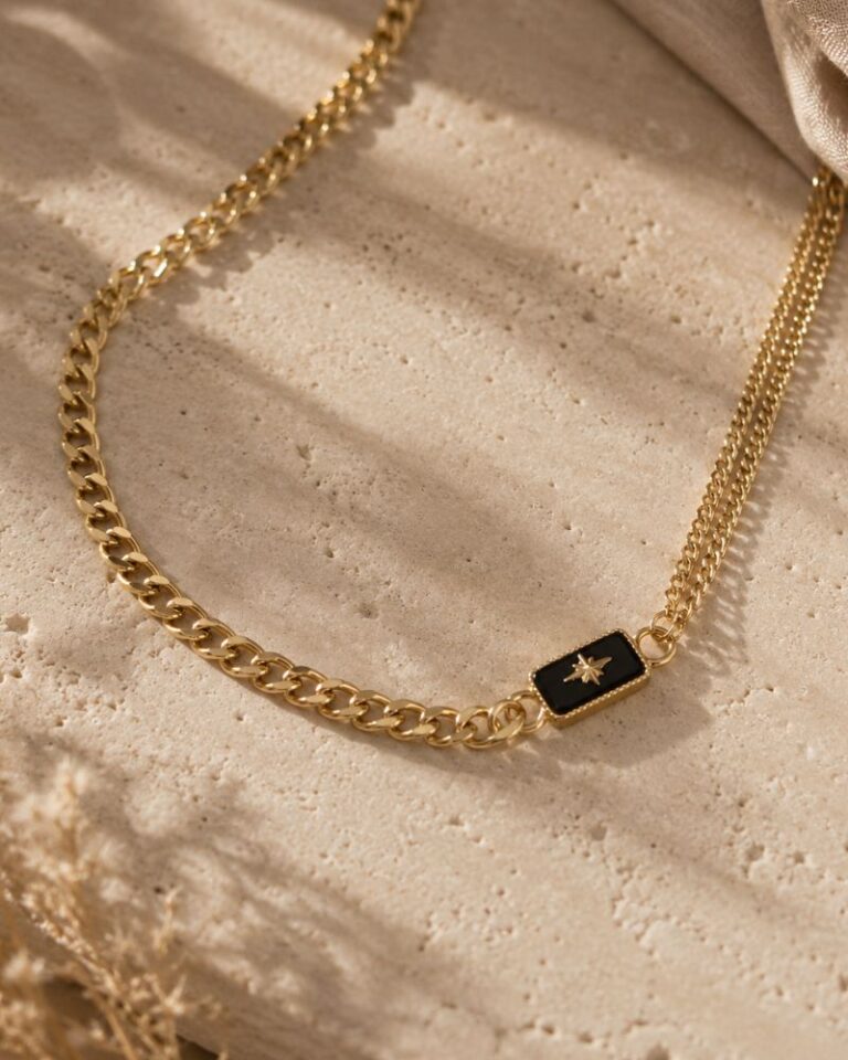 collier aliciane onyx collier aliciane onyx bijou asymétrique bohm paris