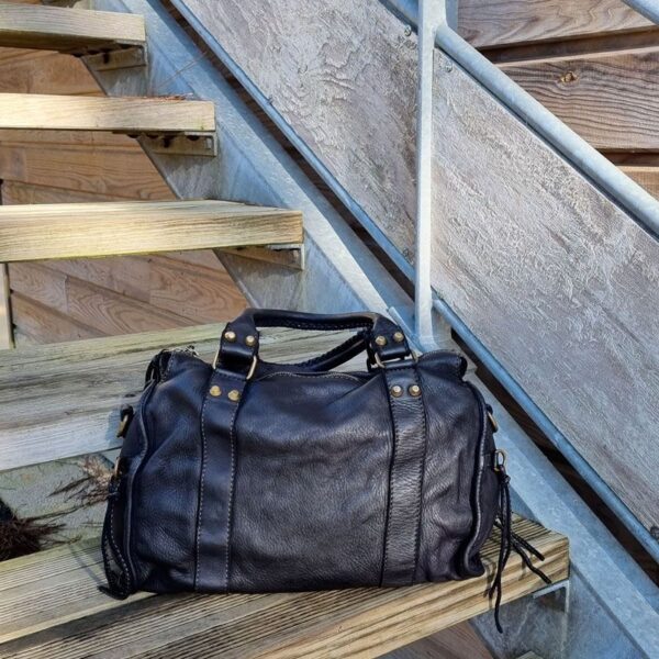 Sac esprit Vintage Noir