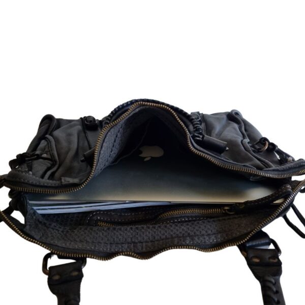 Sac esprit Vintage Noir
