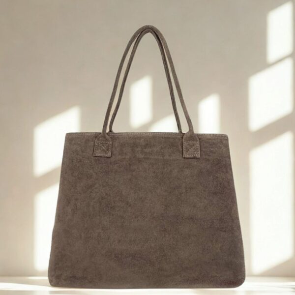 Cabas daim Basic taupe