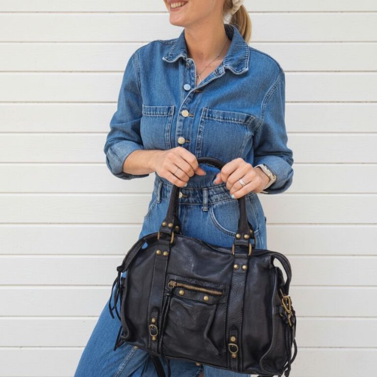 Sac esprit Vintage Noir