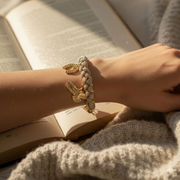 Bracelet lien tressé Aigle