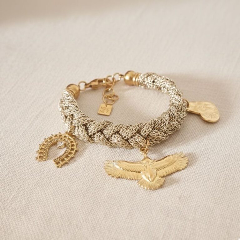 Bracelet lien tressé Aigle