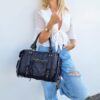 sac esprit vintage noir