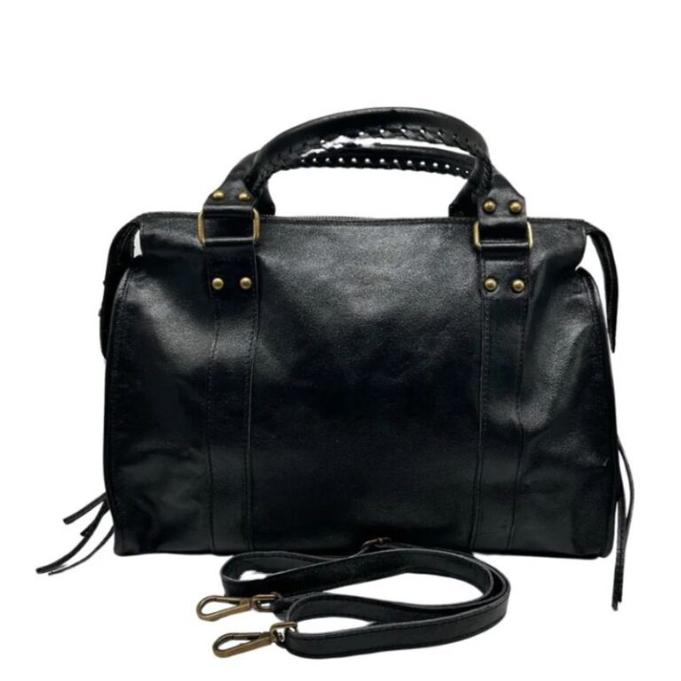 Sac Esprit cuir brossé noir