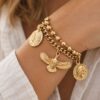 bracelet double rang aigle bracelet double rang aigle bijou mile mila