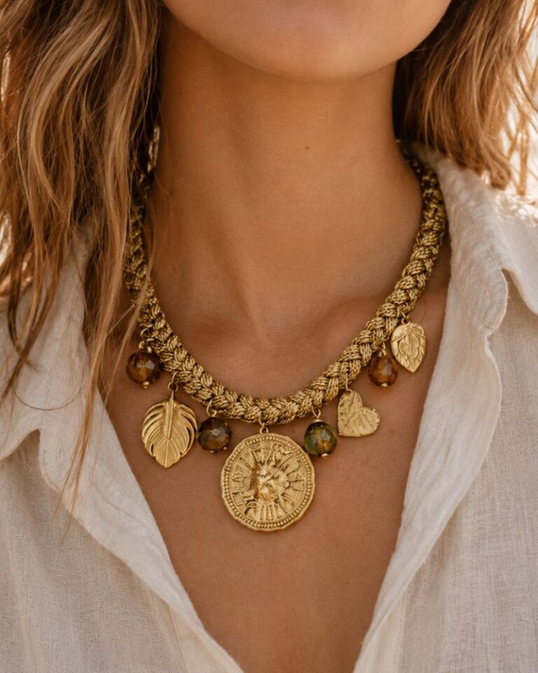 collier breloques & soleil collier breloques & soleil mile mila bijoux