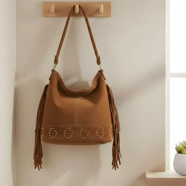 Sac seau Lucile daim