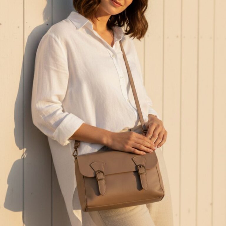 besace cuir basic