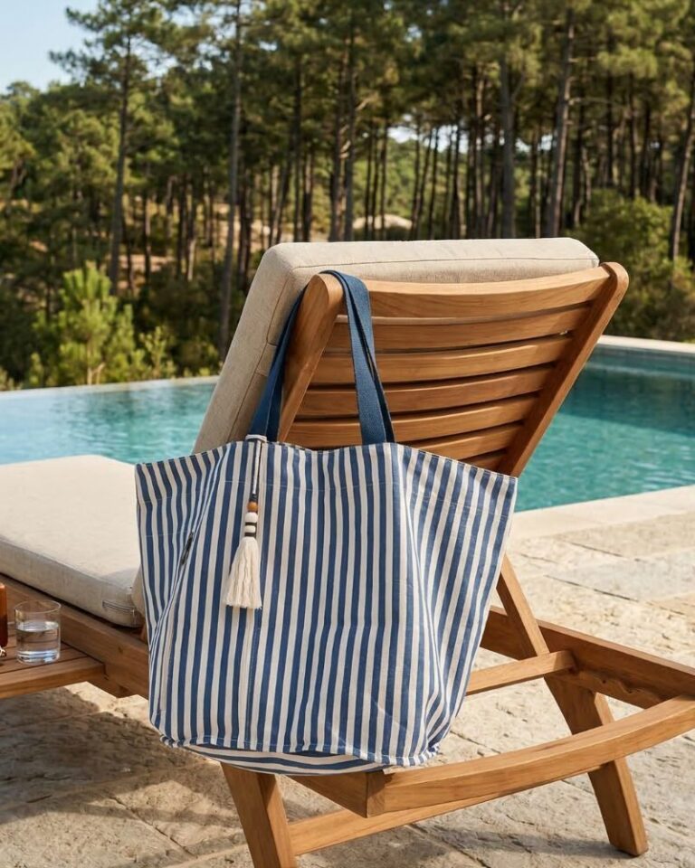 sac de plage santocha bleu