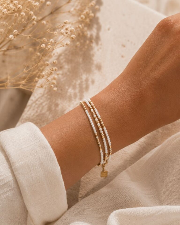 bracelet multirang nacre & perles bracelet multirang nacre & perles mile mila
