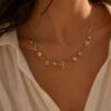 collier acier inoxydable breloques chance Mile Mila