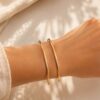 duo de bracelets joncs fins marque bohm paris